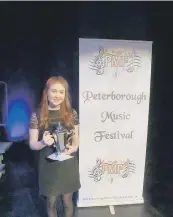  ??  ?? Young Musician of the Year Emily Holt.