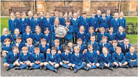  ?? ?? Choir
Craigclowa­n Junior Choir, winners of class 067 choir infants P1, 2 and 3