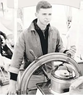  ?? COURTESY PHOTO ?? At the age of 15, Fred Hecklinger built a 15-foot lumberman’s bateau from a design he found in Boys’ Life magazine and named it Pride. One year later, after dropping out of school, he left home and headed for Oxford to chase the dream of becoming a seaman.