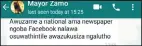  ??  ?? UMYALEZO othunyelel­we uBheka emuva kokuba ILANGA lithinte uMnu Zamo Nxumalo.