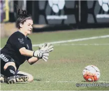  ??  ?? FormerSAFC keeper Helen Alderson.