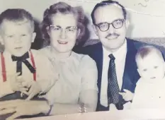  ??  ?? Among the shoebox treasurers were this McIntyre family photo from 1962: from left, Gord, Marg, Don and Anne.