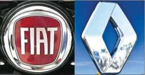  ?? LOIC VENANCE, MARCO BERTORELLO/AFP ?? Italian-US auto giant Fiat Chrysler presented a merger proposal to France’s Renault on Monday.