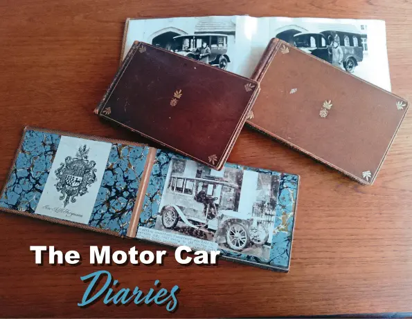  ?? ?? The four motor journals trace the motoring history of one extremely wealthy Edwardian gentleman from 1905 to 1938.