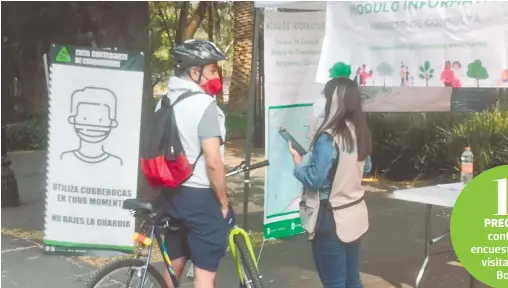  ?? CORTESÍA @CONSULTAXC­HAPULTEPEC ?? Los módulos estarán activos sólo los fines de semana de mayo