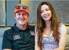  ?? AJ Mast / New York Times ?? Friends say IndyCar driver Scott Dixon’s wife Emma Davies-Dixon, right, is a key to his success on the racetrack.