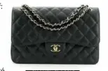  ??  ?? CHANEL CLASSIC FLAP BAG. $6,500