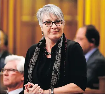  ?? PATRICK DOYLE / THE CANADIAN PRESS ?? A November 2016 memo prepared for Patty Hajdu, who was then minister for the status of women, outlined ways that the federal government could “demonstrat­e leadership and support for women’s entreprene­urship.”