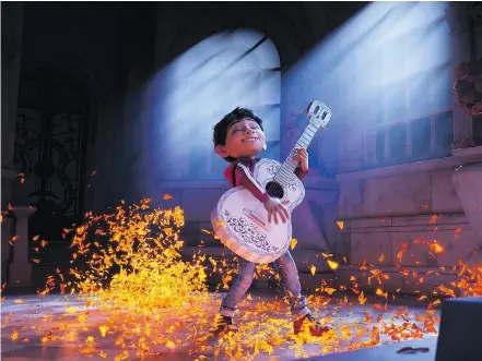  ?? DISNEY ?? Anthony Gonzalez voices Miguel in Coco, which has become the biggest film in Mexican history.