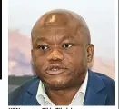  ??  ?? KZN premier Sihle Zikalala