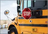  ?? SUBMITTED PHOTO ?? School buses are sharing the roads with other vehicles as students begin a new school year.