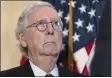  ?? JACQUELYN MARTIN — ASSOCIATED PRESS ?? Senate Minority Leader Mitch McConnell attends a news conference Feb. 1 on Capitol Hill in Washington.