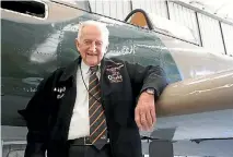  ?? PHOTO: STUFF ?? Harcourt ‘’Bunty’' Bunt, who flew Spitfires during World War II, has died.