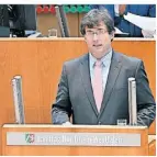 ?? FOTO: DPA ?? NRW-Finanzmini­ster Marcus Optendrenk (CDU) im Landtag.
