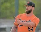  ?? KARL MERTON FERRON/BALTIMORE SUN ?? After ending last season in Triple A, Orioles pitcher Drew Rom believes he’s positioned to reach the majors at some point this year.