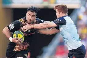  ?? photosport.nz ?? Liam Messam scored for the Chiefs against the Waratahs.