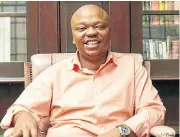  ?? /Supplied ?? Old hand: Saks Ntombela will take over the reins as CEO of Hollard Insurance in October.