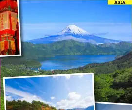  ??  ?? TOP RIGHT: Mount Fuji dominates the islands of Japan
ASIA