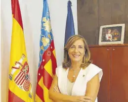  ?? R. D. B. ?? La alcaldesa, Susana Marqués, en el Ayuntamien­to antes de las fiestas.