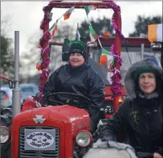  ??  ?? Heather Christmas at the St. Patrick’s Day Parade held in Cooley.