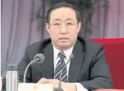  ??  ?? Fu Zhenghua, head of Beijing Municipal Public Security Bureau, during a meeting in Beijing on Jan 17, 2011.