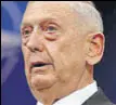  ?? REUTERS FILE ?? James Mattis