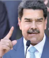  ?? F.E. ?? Nicolás Maduro, presidente de Venezuela.