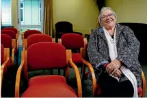  ??  ?? Wairau Hospital Maori chaplain Rev Canon Mabel Grennell says some churches might not accept a poupou hanging on the wall.