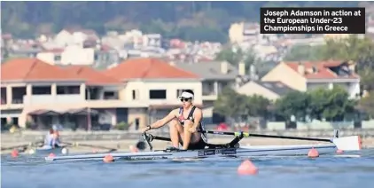  ??  ?? Joseph Adamson in action at the European Under-23 Championsh­ips in Greece