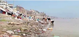  ??  ?? Ganga is one of most contaminat­ed transbound­ary rivers worldwide