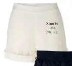  ??  ?? Shorts Just, 790 kr.