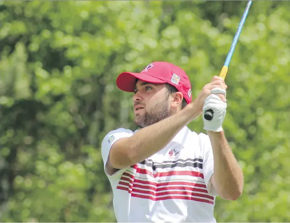  ??  ?? Stuart Macdonald, 22, will make his profession­al debut at the Freedom 55 Financial Open at his home course of Point Grey Golf and Country Club, having graduated from amateur status earlier this spring and qualifying for the first four events on the...