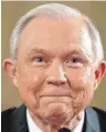  ?? FOTO: DPA ?? Trump-Flüsterer und neuer Justizmini­ster der USA: Jeff Sessions.