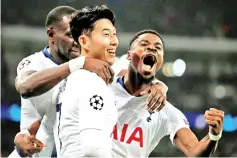  ?? — AFP photo ?? Son Heung-min was the catalyst for Tottenham's win over Borussia Dortmund in the Champions League.