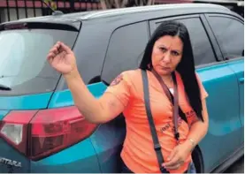  ?? ALONSO TENORIO. ?? La conserje Benilda Soto Marín fue agredida por una profesora.