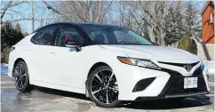  ?? PETER BLEAKNEY / DRIVING. CA ?? The Toyota Camry XSE is all new for 2018.