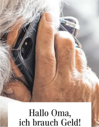  ?? FOTOS: GINA SANDERS/IMAGO IMAGE ?? Senioren gelten Ermittlern zufolge auch deshalb als bevorzugte­s Ziel von Betrügern, weil sie oft einsam sind und sich freuen, dass sie mit jemandem telefonier­en können.