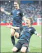  ?? RICARDO MAZALAN — AP ?? Luka Modric, right, celebrates after scoring Croatia’s second goal against Argentina.