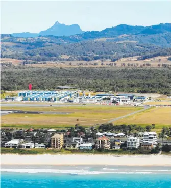  ??  ?? The desalinati­on plant at Tugun will provide extra drinking water to Brisbane and Ipswich.