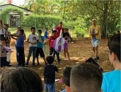  ?? FOTO CLUB DE LEONES DE HEREDIA ?? El 30 de noviembre del 2019, el Club de Leones de Heredia realizó una fiesta infantil para 88 niños de la zona de Rojo Maca en Sarapiquí.