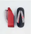  ?? ?? HOTEL STORY
The Pokkuri-Geta wooden wedge sandals reflect the spirit of Kyoto, mixture of traditions and innovation­s.