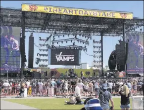  ?? John Katsilomet­es Las Vegas Review-Journal @JohnnyKats ?? About 10,000 fans rocked out Saturday at the iHeartRadi­o Music Festival’s Daytime Stage at the Las Vegas Festival Grounds.