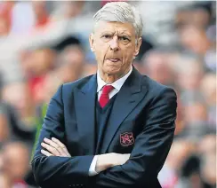  ?? Picture: AFP ?? ONE FINAL PUSH: Arsenal manager Arsene Wenger wants to end his season on a somewhat high when they face Chelsea in the FA Cupo final this weekend