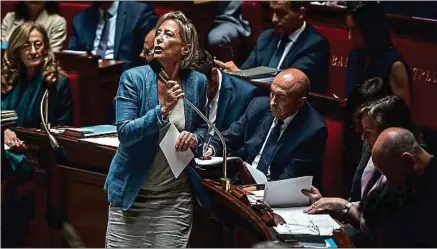  ??  ?? Sophie Cluzel à l’Assemblée nationale, lors des questions au gouverneme­nt, le 6 juin 2018.