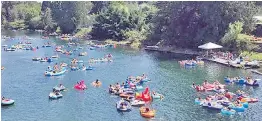  ??  ?? Lake Cowichan council voted to ban tubing because of pandemic protocols that require social distancing.