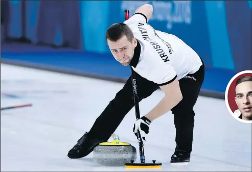  ?? GETTY IMAGES ?? Russian mixed doubles bronze medallist Aleksandr Krushelnyt­sky tested positive for meldonium, a banned substance.