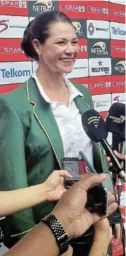  ?? /SUPPLIED ?? Jenny van Dyk, Spar Proteas head coach