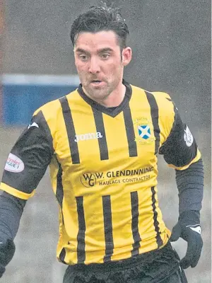  ??  ?? Aussie striker Chris Duggan scored 15 times for East Fife last season.