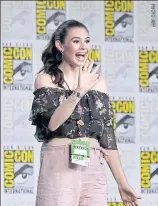  ??  ?? Nicole Maines at Comic-Con Internatio­nal in San Diego.