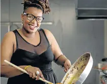  ??  ?? COOKING UP A STORM: Khanya Mzongwana will be cooking for The Supper Club at Chicky’s Yard on Sunday